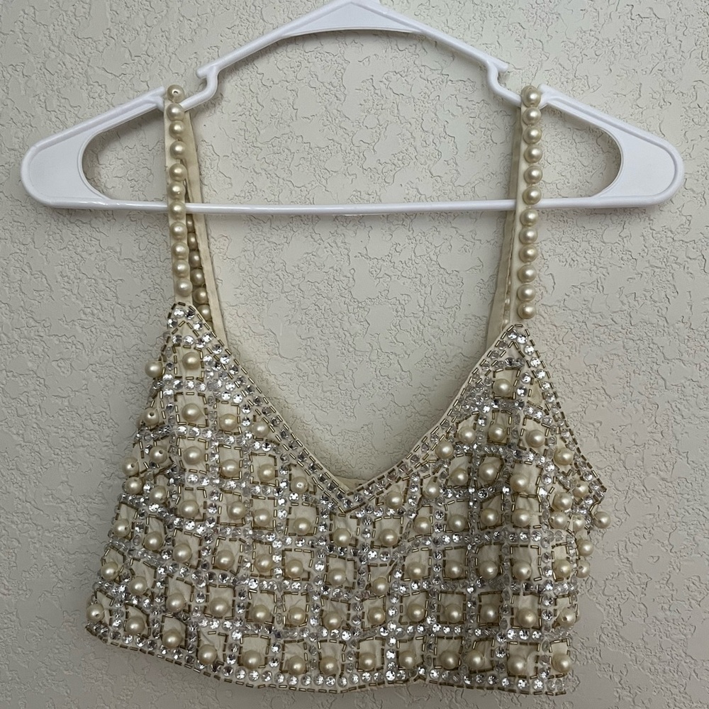 ASOS Beaded Crop Top